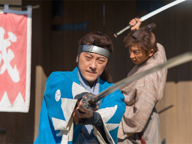 大迫力の「ちゃんばら辻指南」（中村座）／東映太秦映画村（京都市右京区）