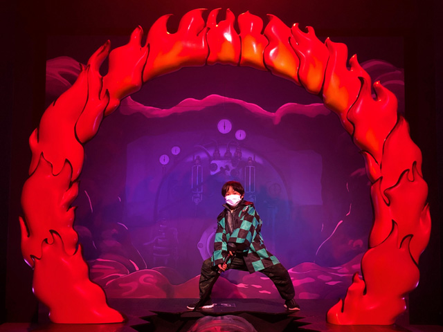 劇場版・無限列車編のセット/東映太秦映画村(京都市右京区)