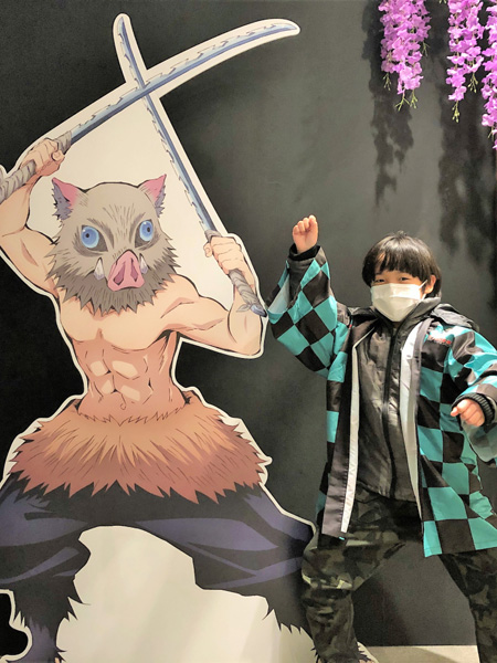 伊之助も大人気/東映太秦映画村(京都市右京区)