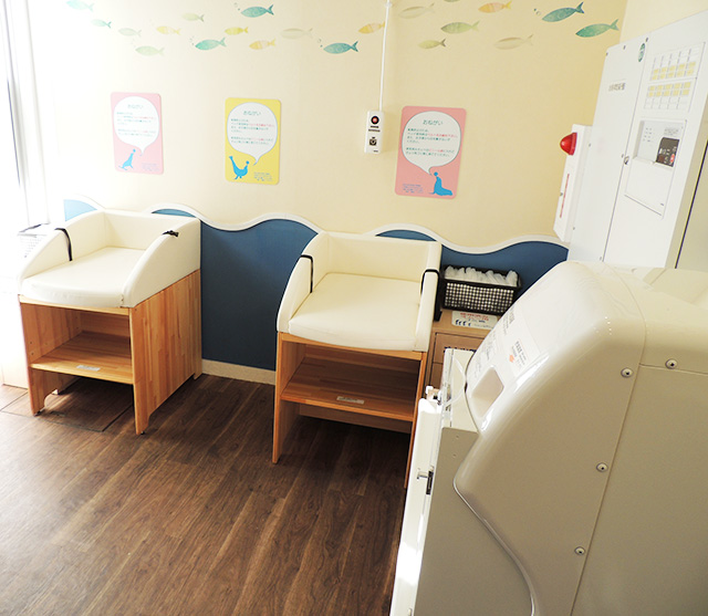 ベイマーケットのベビールーム内/横浜・八景島シーパラダイス(神奈川県/横浜市)