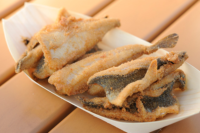 「からっとキッチン2」で調理した魚/横浜・八景島シーパラダイス(神奈川県/横浜市)