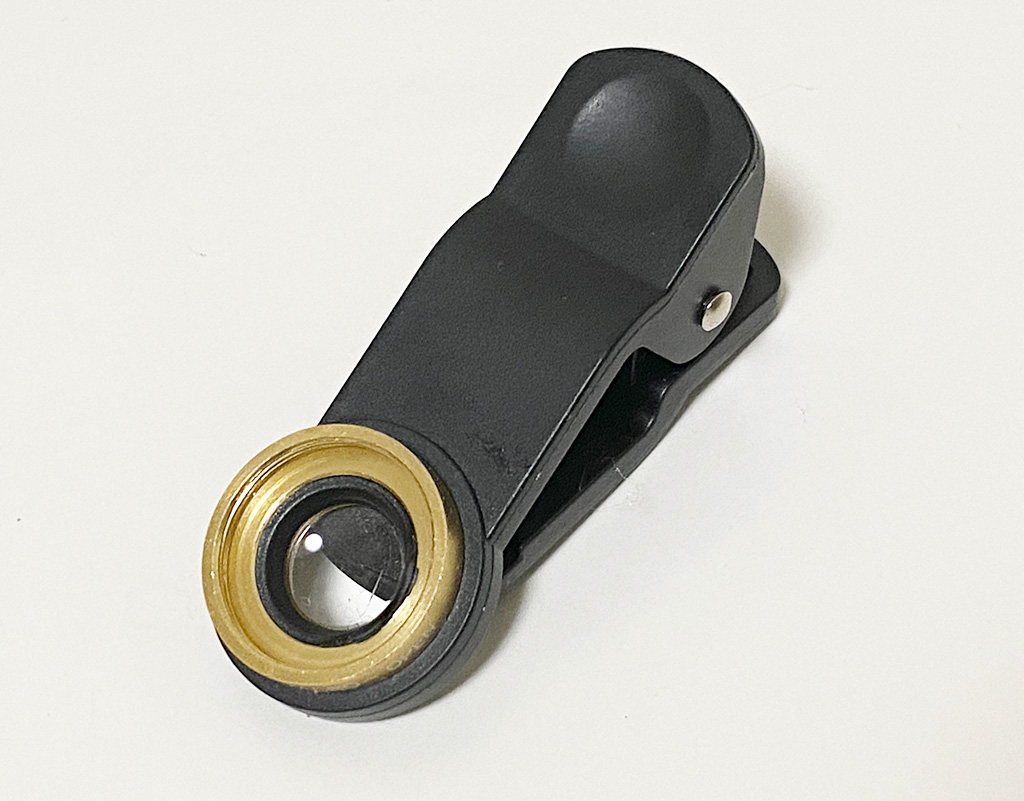 スマホ用マクロレンズ（イメージ）