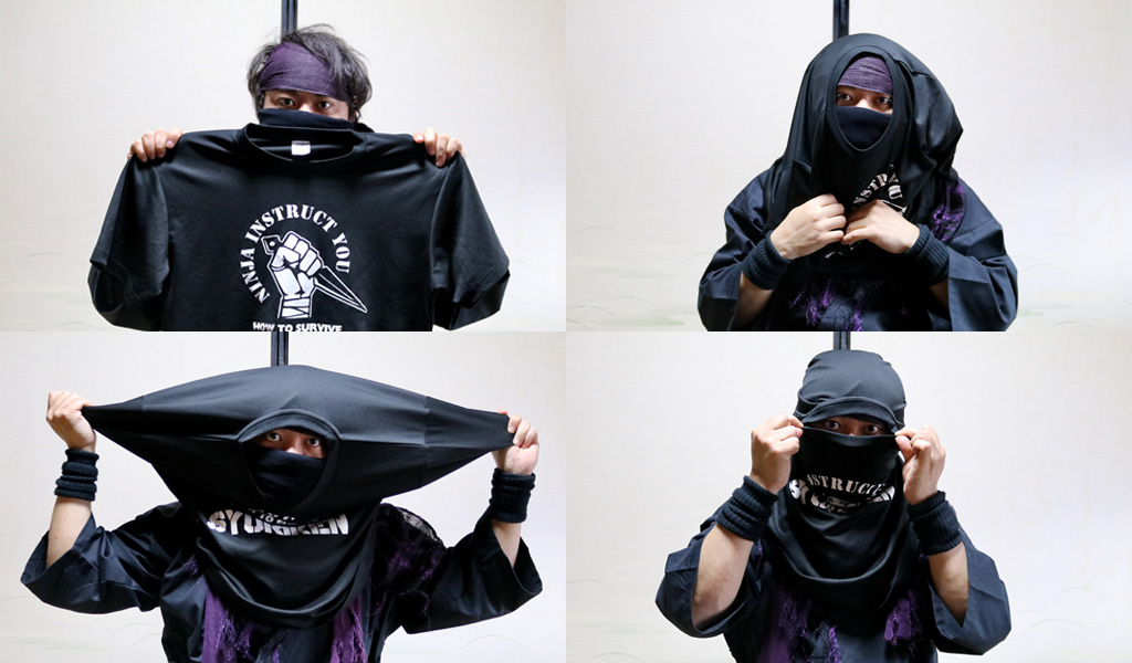 Tシャツで変身!簡単忍者服