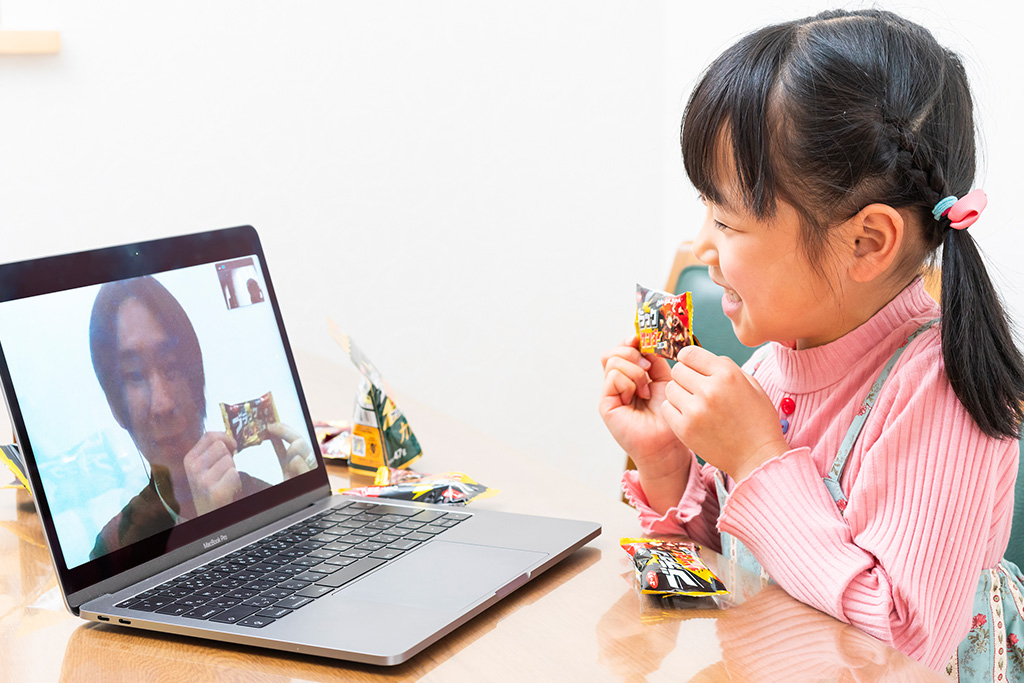ブラックサンダーについてオンライン取材