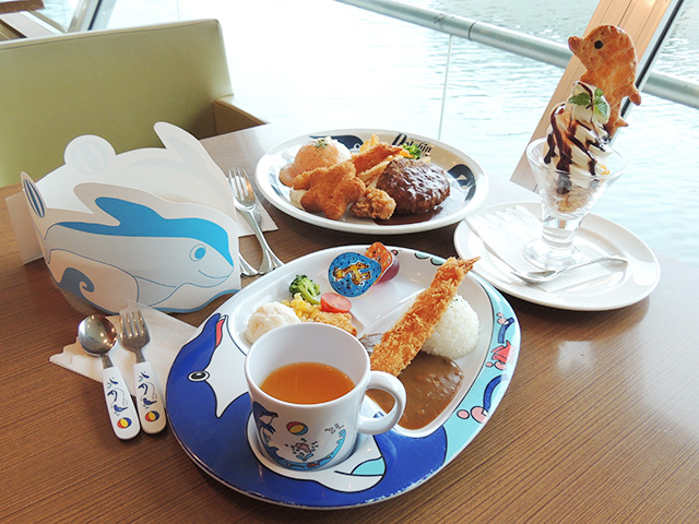 「レストラン ドルフィン」のキッズメニュー/しながわ水族館(東京都/品川区)