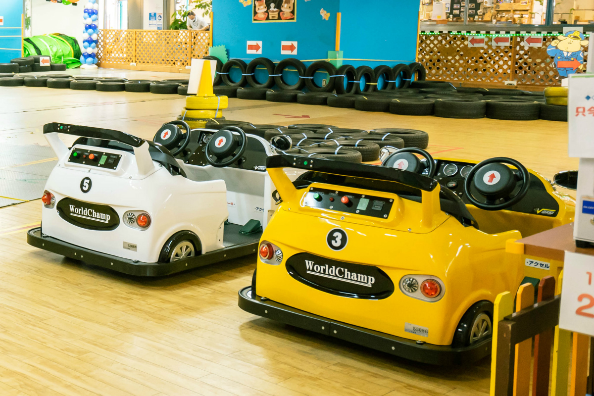 本格的な「ゴーカート」/ATCあそびマーレ（大阪府/大阪市）