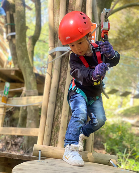 キッズコース/フォレストアドベンチャー・ 吉野ヶ里(佐賀県/吉野ヶ里町)