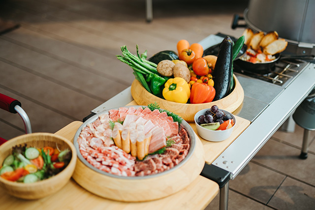 地元食材を使ったBBQ/COMMON IDOE(熊本県甲佐町)