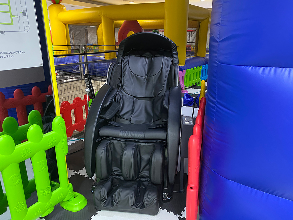 大人用コイン式のマッサージ機/富山あそびマーレ（富山県/射水市）