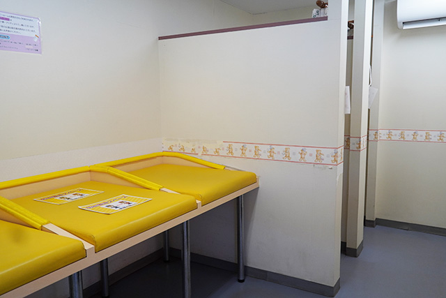 おむつ替えシート・授乳室/東条湖おもちゃ王国（兵庫県/加東市）