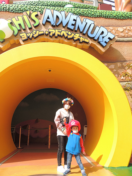 ヨッシー・アドベンチャーの入口/USJ「スーパー・ニンテンドー・ワールド」（大阪府/大阪市）