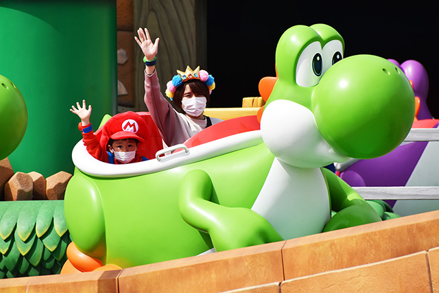 ライドフォトの様子/USJ「スーパー・ニンテンドー・ワールド」（大阪府/大阪市）