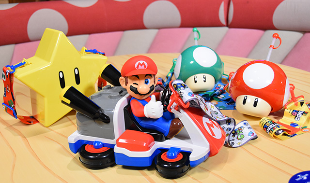 ポップコーンバケツ各種とドリンクボトル各種/USJ「スーパー・ニンテンドー・ワールド」（大阪府/大阪市）