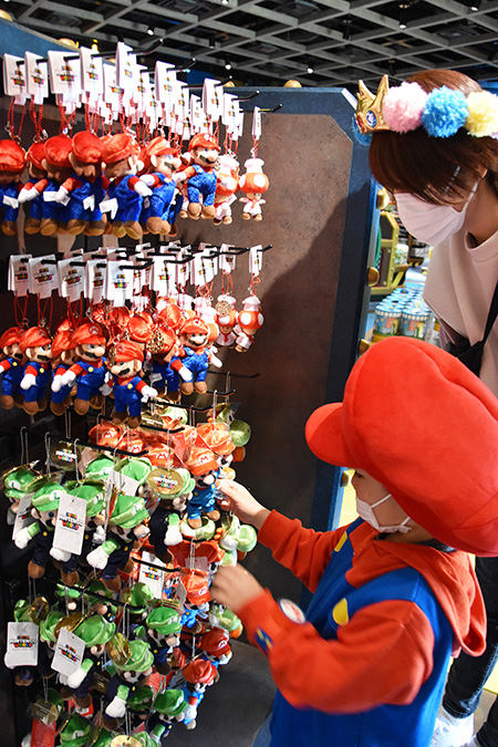 ぬいぐるみキーチェーン各種/USJ「スーパー・ニンテンドー・ワールド」（大阪府/大阪市）