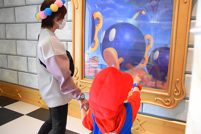 ある秘密が隠されている絵画/USJ「スーパー・ニンテンドー・ワールド」（大阪府/大阪市）