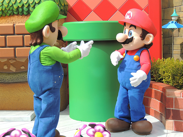 マリオとルイージ/USJ「スーパー・ニンテンドー・ワールド」（大阪府/大阪市）