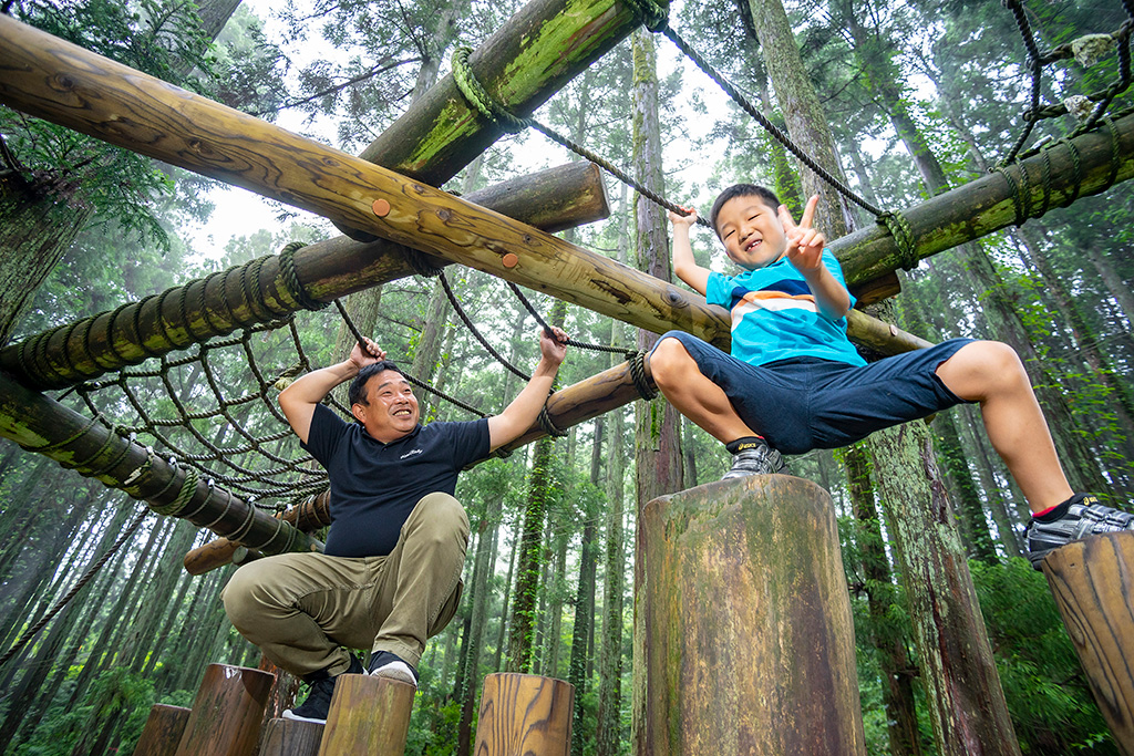 フィールドアスレチック「ワンダーヤマンボー」/六甲山アスレチックパークGREENIA(兵庫県/神戸市)