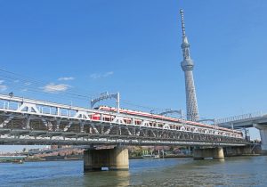 すみだリバーウォークで東武スカイツリーライン満喫！｜親子で鉄道鑑賞【首都圏】