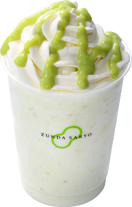 ずんだ茶寮Cafeのずんだシェイクエクセラ/羽生PA【下り】(埼玉県/羽生市)