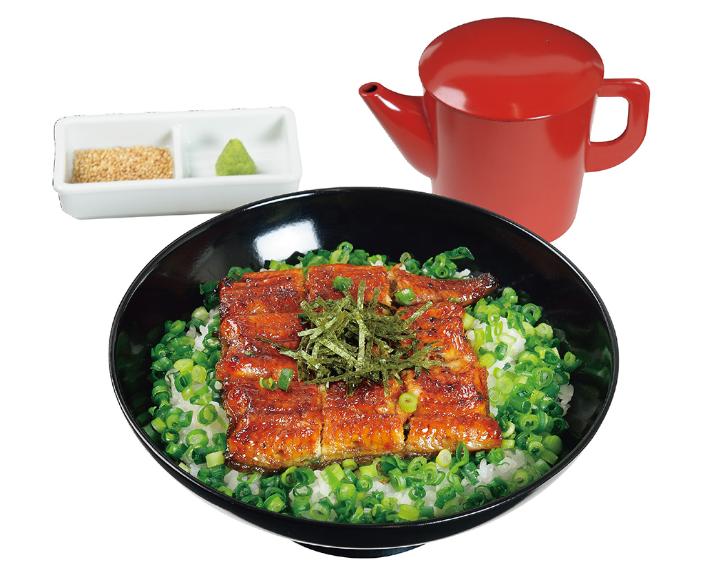 忠八の青ネギうな丼/羽生PA【上り】(鬼平江戸処)(埼玉県/羽生市)