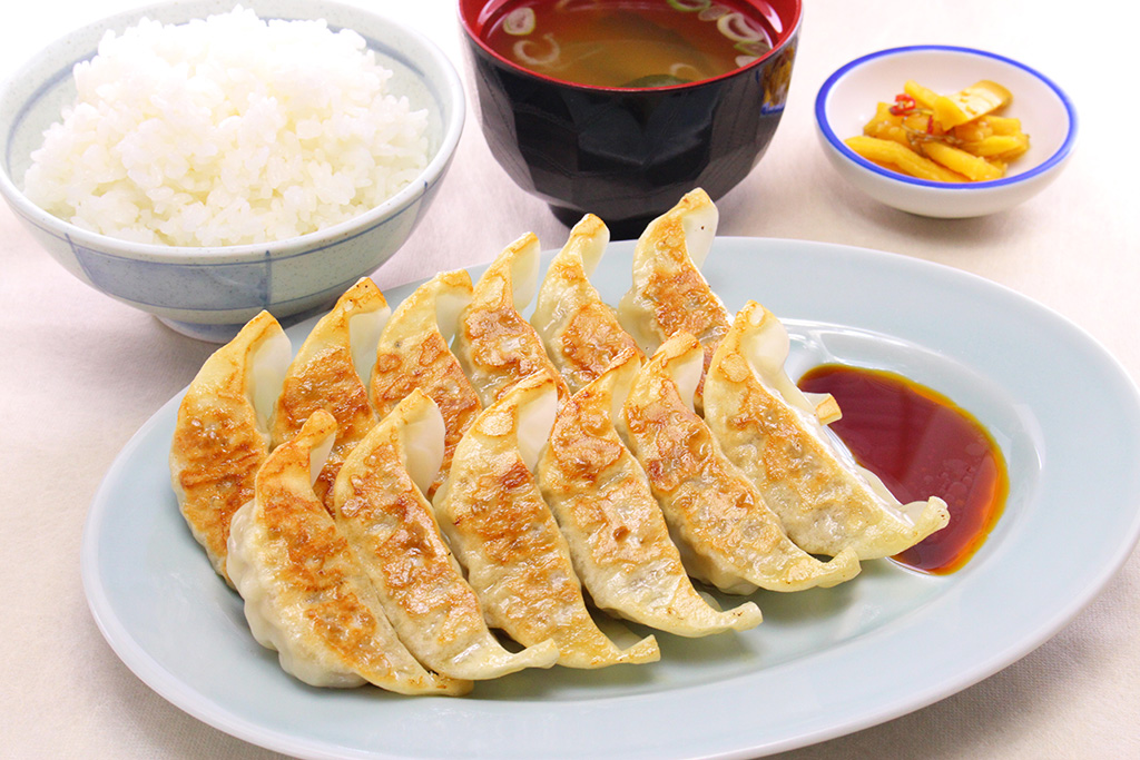 フードコートの/ダブル餃子ライス上河内SA【上り】（栃木県/宇都宮市）