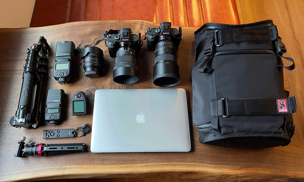 Masayaさんの撮影用具一式