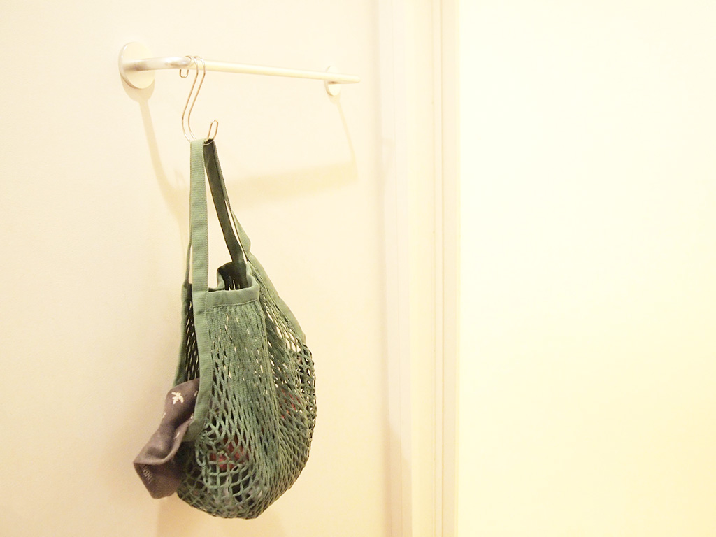 無印良品のコットンメッシュバッグ