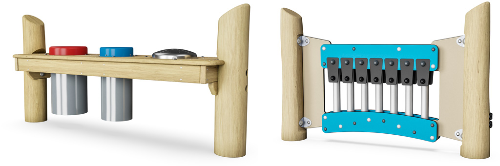 左:パーカッションミュージックパネル/右:シロフォンミュージックパネル(いずれもイメージ)/ASOBono!(アソボーノ)(東京都/文京区)