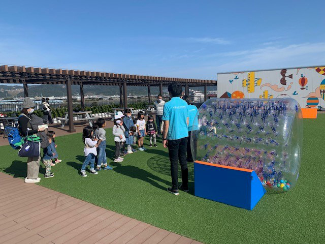 あおぞらひろばの様子/和歌山市民図書館(和歌山県)