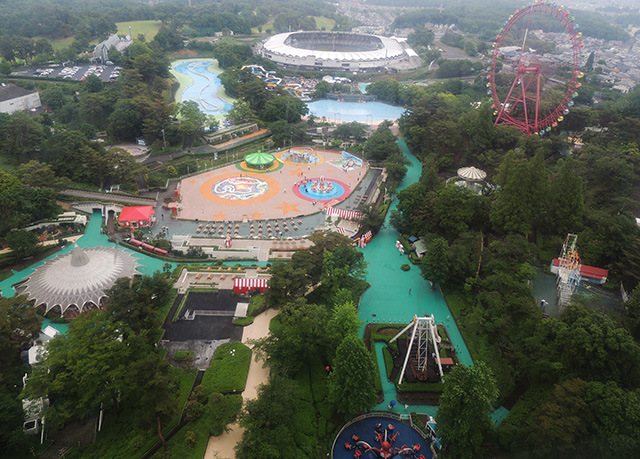 【乗り物】富士見天望塔からの眺め/西武園ゆうえんち(埼玉県/所沢市)