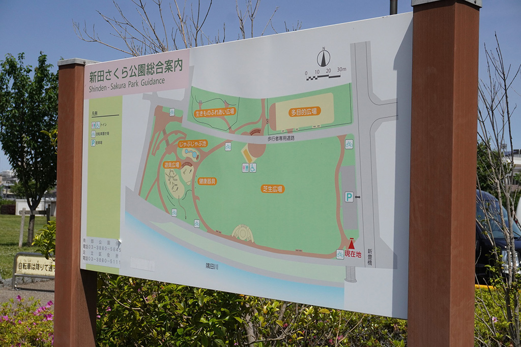 パークマップ/新田さくら公園（東京都/足立区）