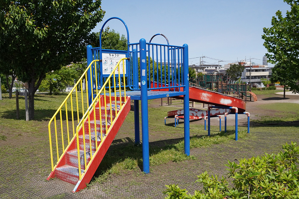 ローラー滑り台/新田さくら公園（東京都/足立区）