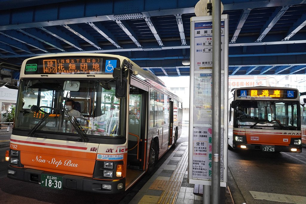 東武バス　綾瀬駅停留所/陣川戸公園（東京都/足立区）