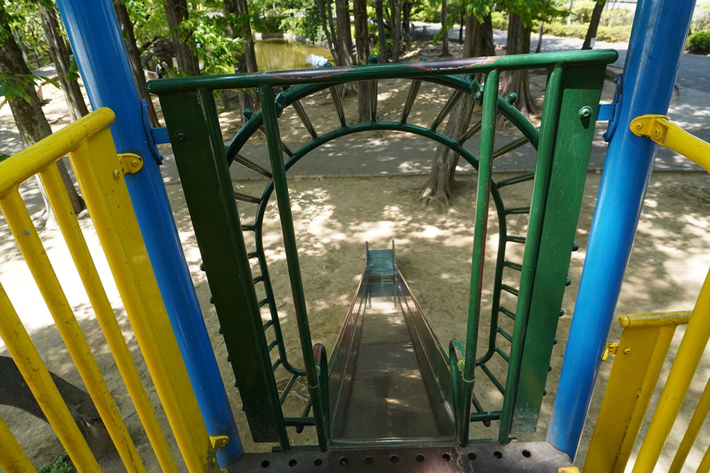遊具頂上からの景色/馬橋公園(東京都/杉並区)