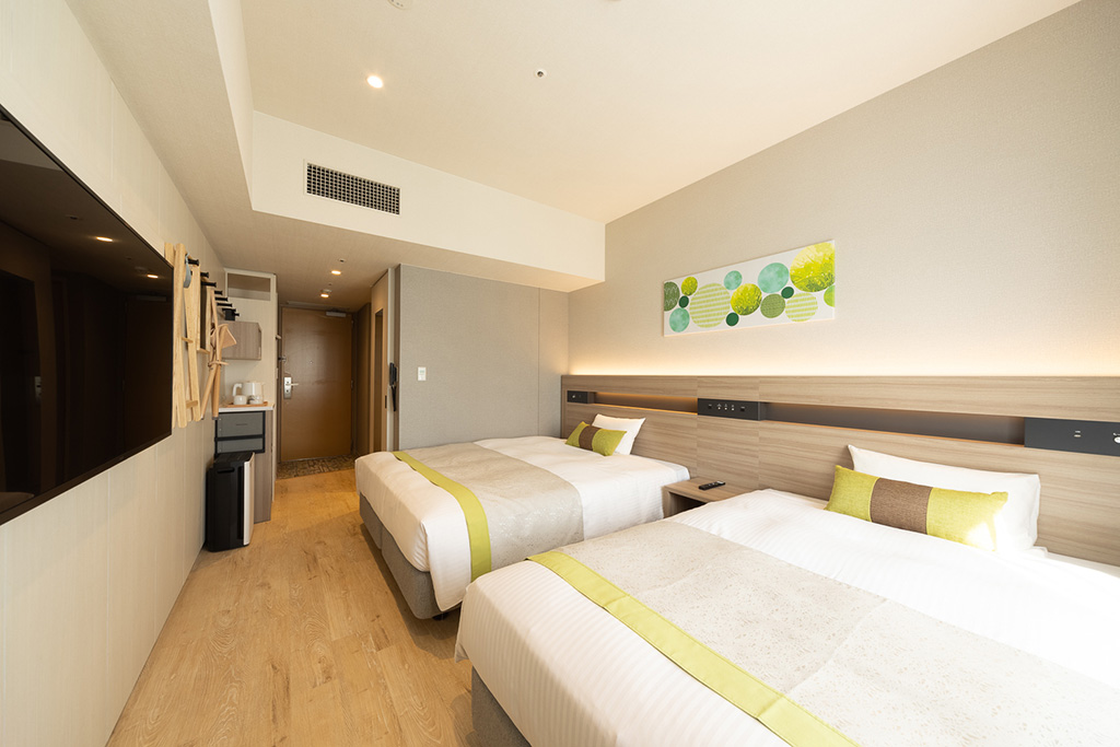 虹館の客室:ツインルーム/別府温泉 杉乃井ホテル(大分県/別府市)