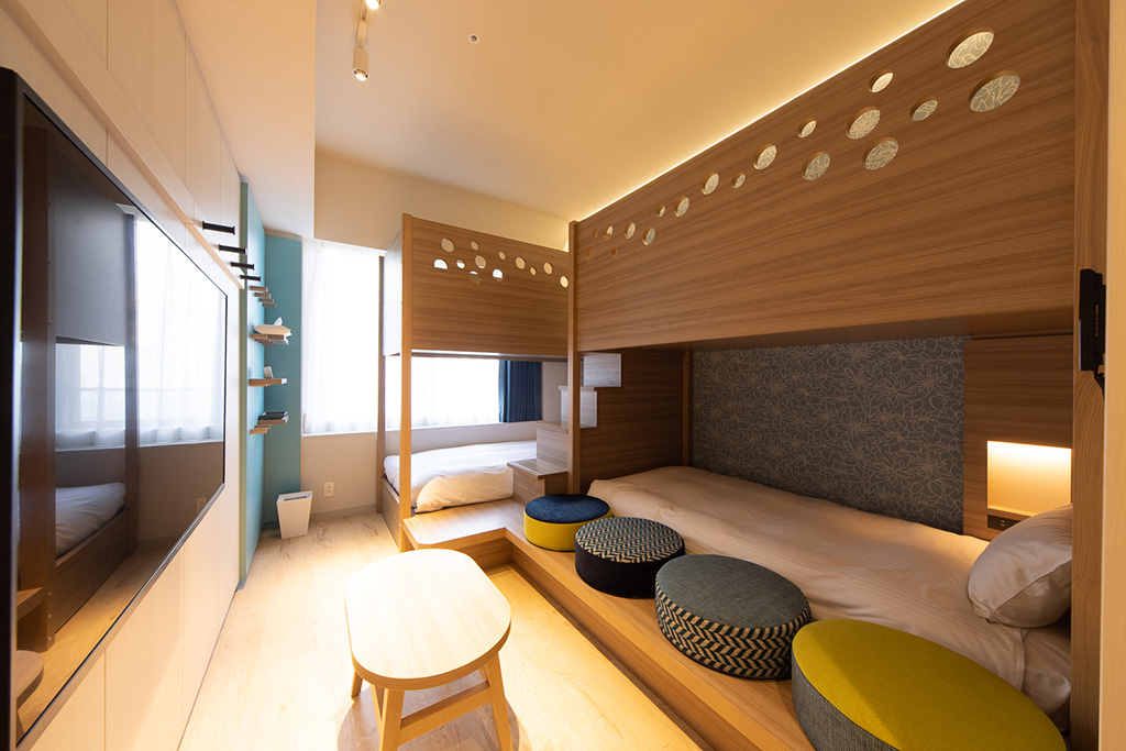 虹館の客室:ファミリールーム/別府温泉 杉乃井ホテル(大分県/別府市)