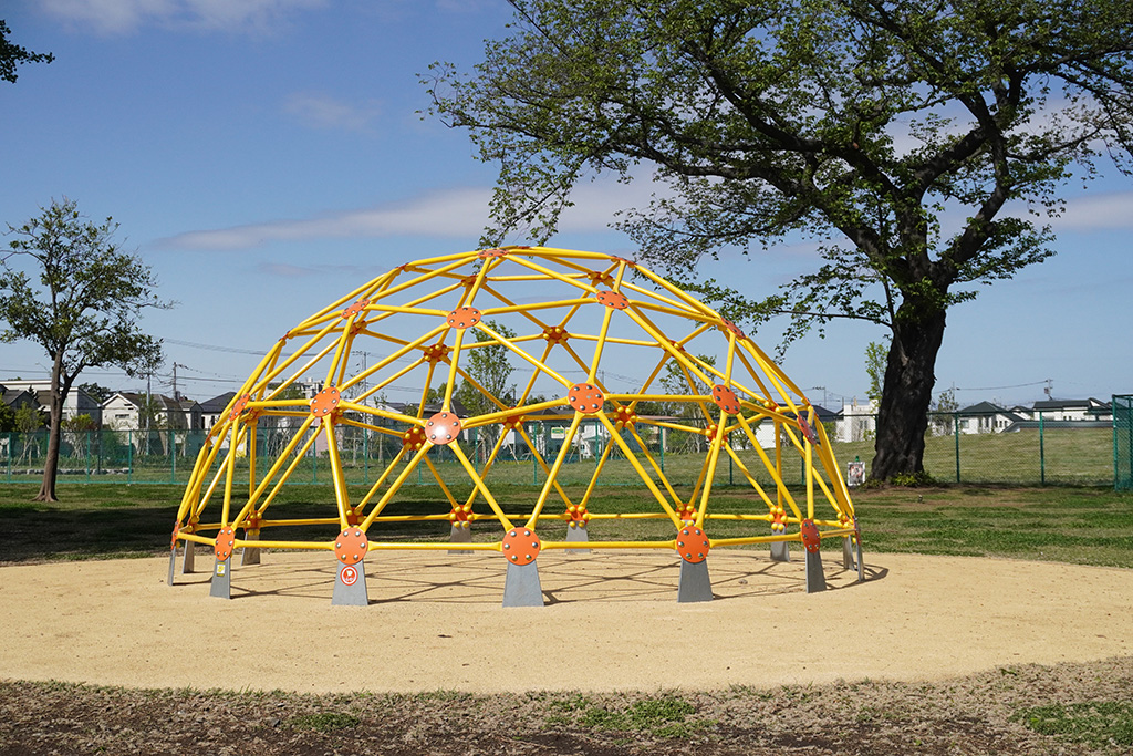 半球形のジャングルジム/都立高井戸公園（東京都/杉並区）