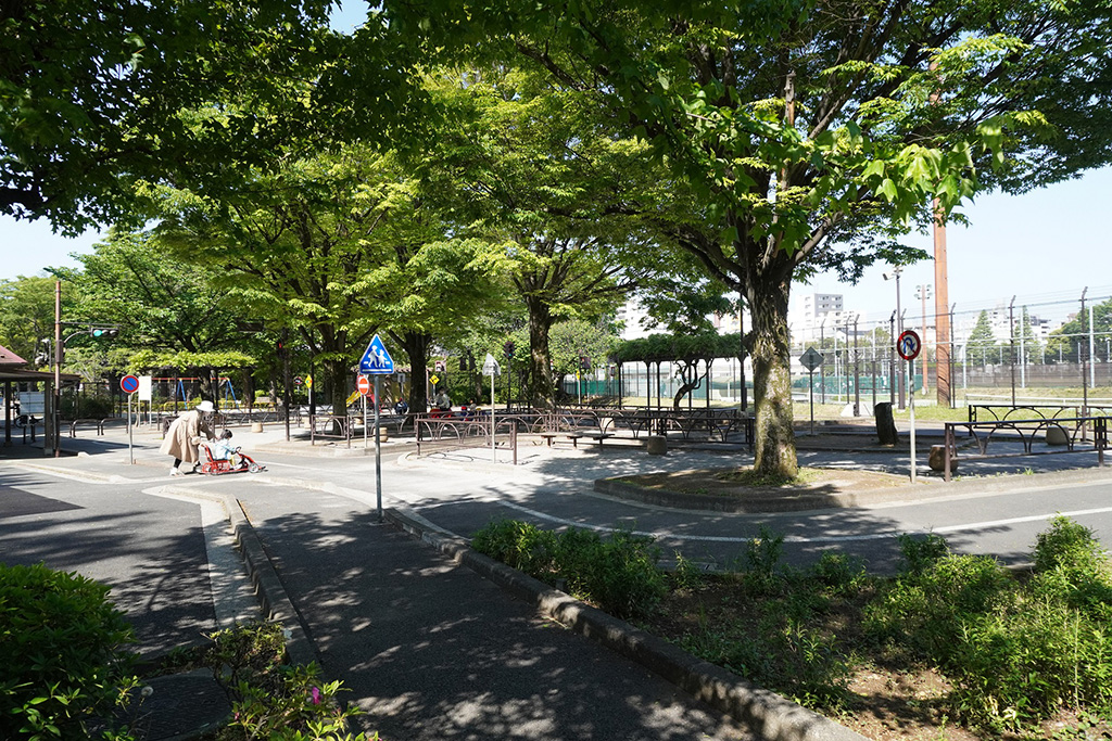 カートが運転できる「交通広場」/世田谷公園（東京都/世田谷区）