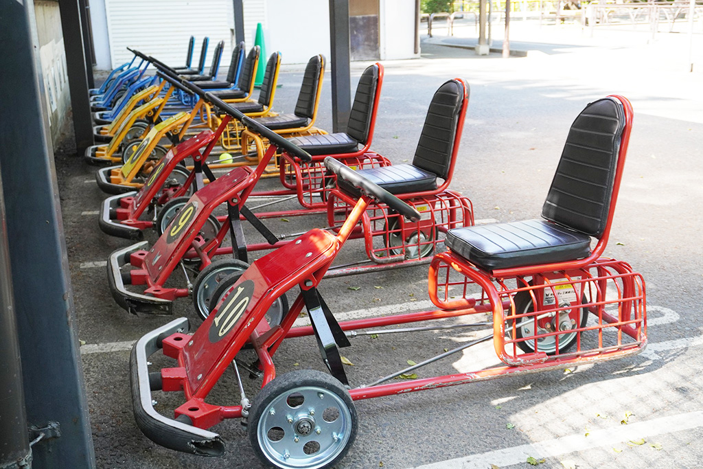 足漕ぎペダルのカート/世田谷公園（東京都/世田谷区）