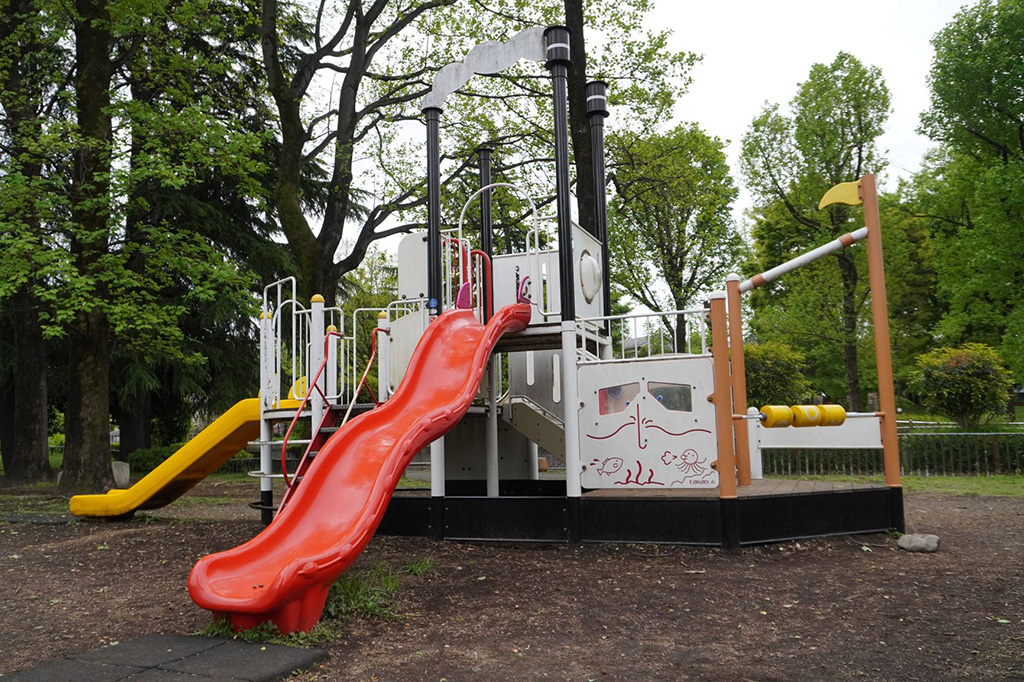 未就学児向けの船形遊具「小山広場」/都立和田堀公園（東京都/杉並区）