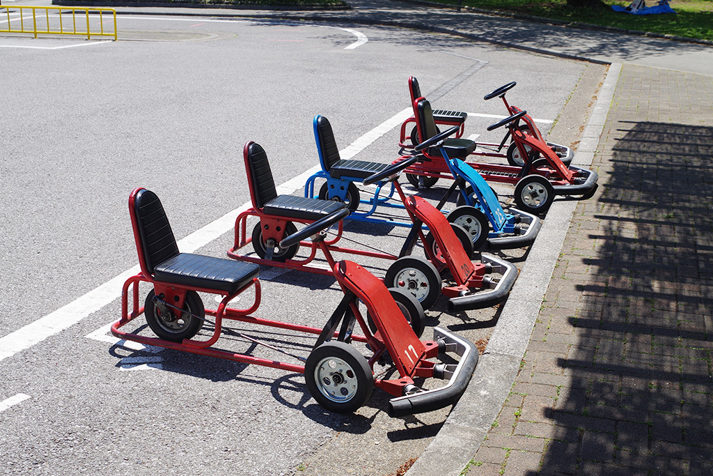 「交通公園」の足踏み式ゴーカート/上千葉砂原公園(東京都/葛飾区)