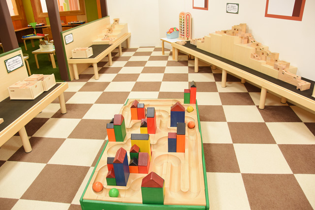 森のエリア「トイフォレスト」のコテージエリア/東京ドームシティ「アソボ~ノ!」(東京都/文京区)