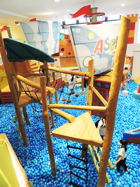 海のエリア「アドベンチャーオーシャン」/東京ドームシティ「アソボ~ノ!」(東京都/文京区)