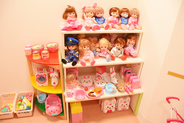 街のエリア「カラフルタウン」のドールハウスエリア/東京ドームシティ「アソボ~ノ!」(東京都/文京区)