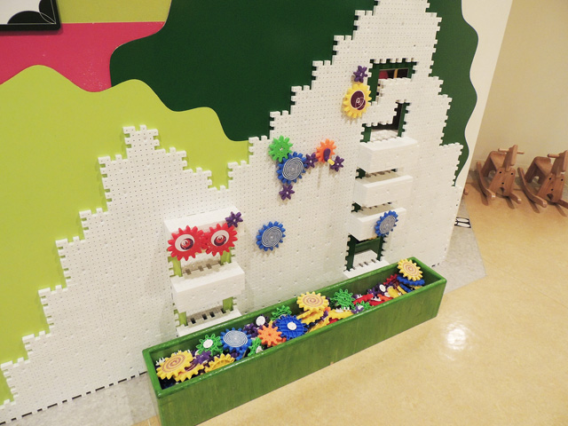 森のエリア「トイフォレスト」のはぐるまブロックエリア/東京ドームシティ「アソボ~ノ!」(東京都/文京区)