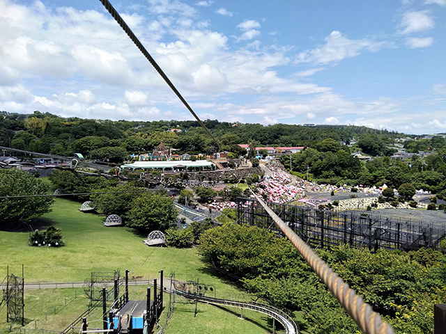 「ジップライン～風KAZE～」/伊豆ぐらんぱる公園（静岡県/伊東市）