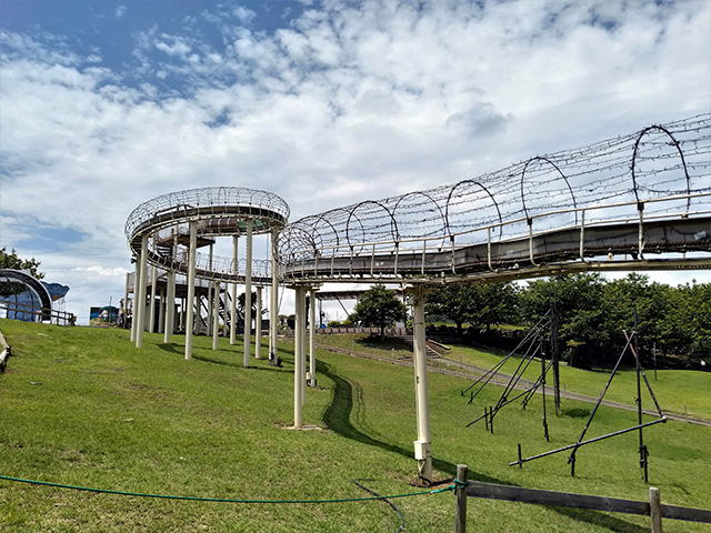 「110メートルローラースライダー」/伊豆ぐらんぱる公園（静岡県/伊東市）
