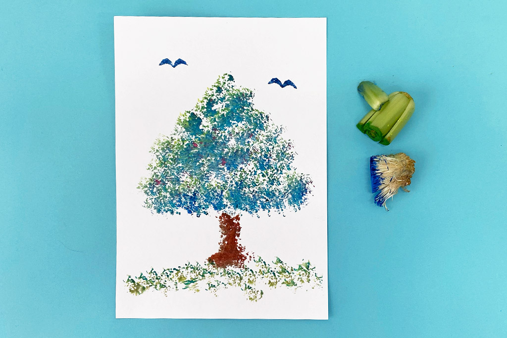 エノキがブラシになるなんて！