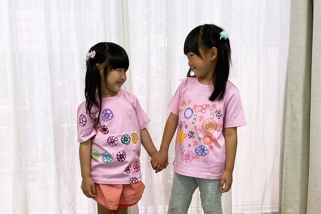 エコバッグなど布にもチャレンジ