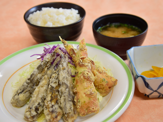 メヒカリ定食／中郷SA【下り】